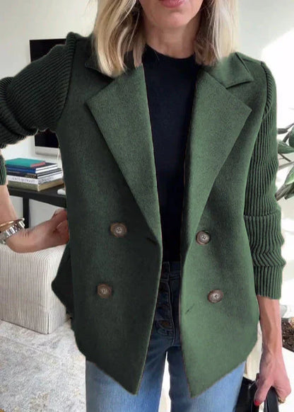 Women's Coat Structured Lapel Design