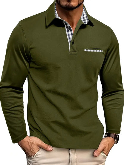 Hunter | Men’s Long Sleeve Polo Shirt