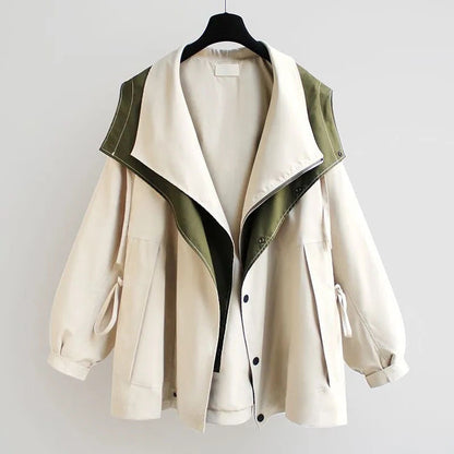 Hazel | Women’s Spring Oversized Hooded Jacket
