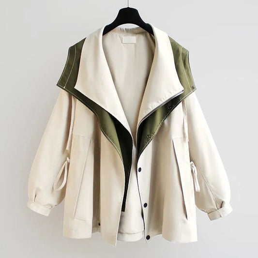 Hazel | Women’s Spring Oversized Hooded Jacket