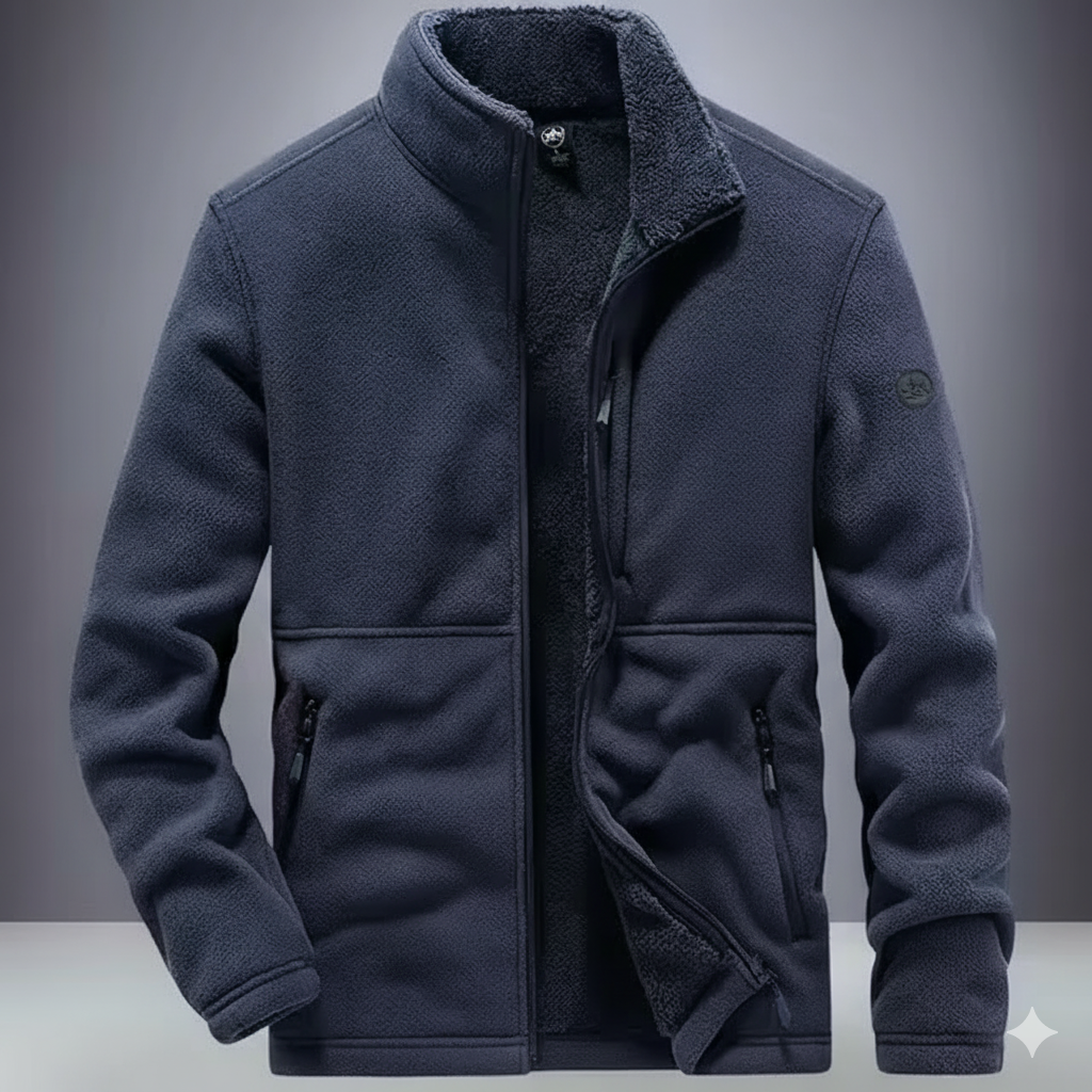 Men's Fleece Hooded Coat Warm Cotton