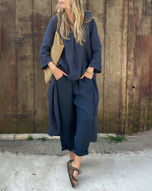 Women's Comfortable Chic Clothing Set - Fashinoza