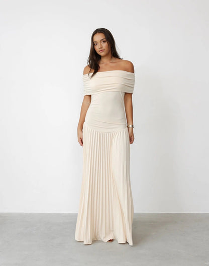 Women's Flowy Maxi Dress Lightweight Summer Style - Fashinoza