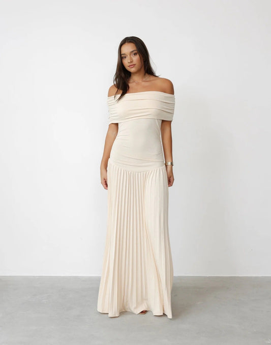 Women's Flowy Maxi Dress Lightweight Summer Style - Fashinoza