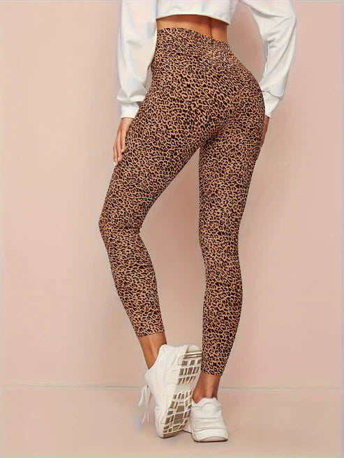 Women's Leopard High-Waist Leggings