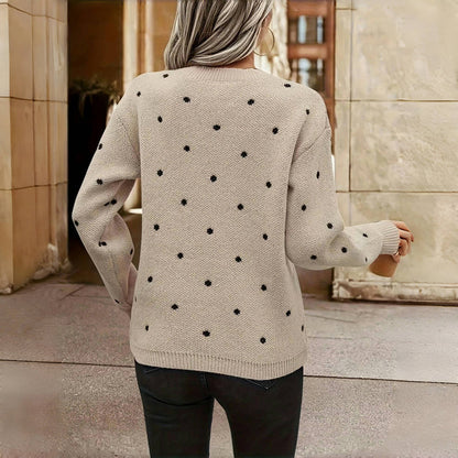 Women's Cozy Dot Sweater