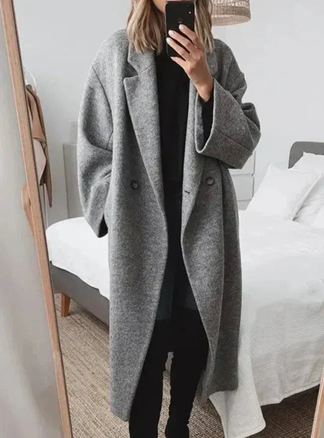 Women's Oversized Coat - Fashinoza