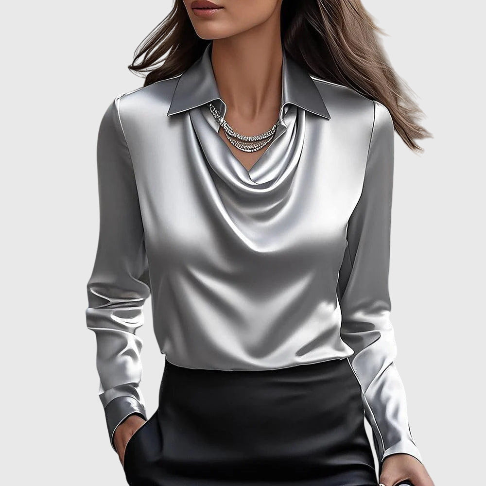 Daisy | Women’s Cowl Neck Long Sleeve Top