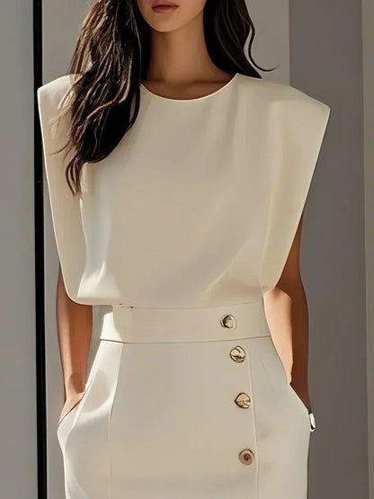 Women's Midi Dress Effortless Charm