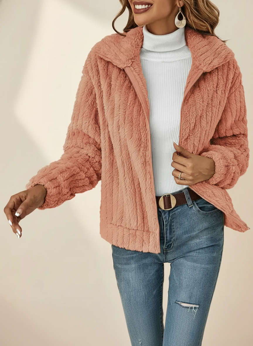 Women's Full Zip Cardigan - Fashinoza