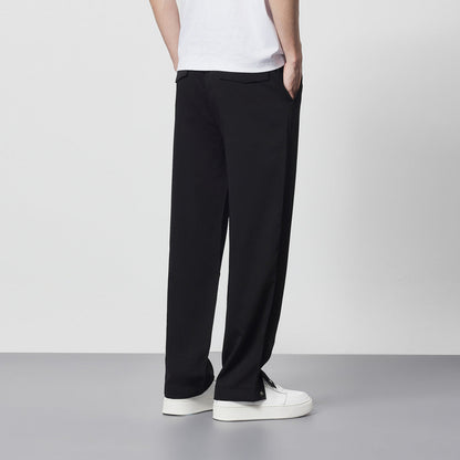 Men's Wide Leg Pleated Pants