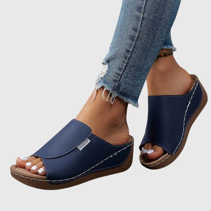 Women’s Platform Slide Sandals Open Toe