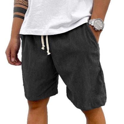 Men's Striped Drawstring Shorts