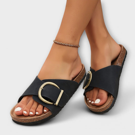 Women's Flat Open-Toe Sandals - Fashinoza