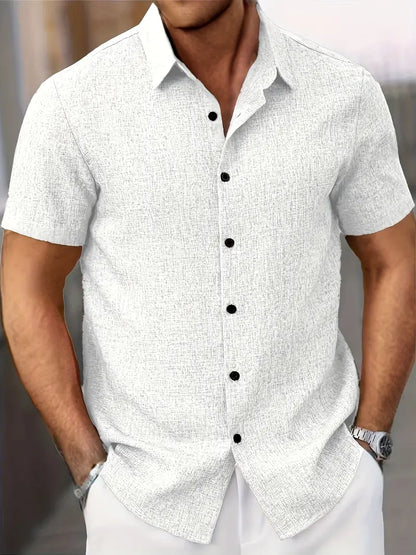 Men's Classic Short Sleeve Shirt - 
Fashinoza
