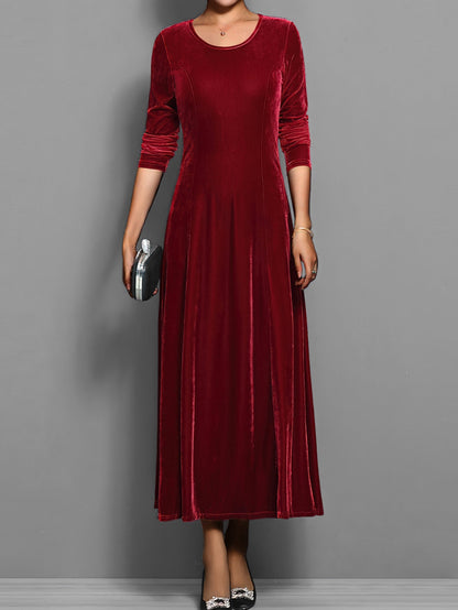 Women's Maxi Dress Flared Skirt