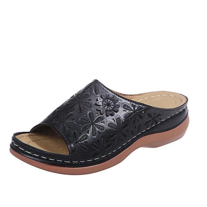Women's Orthopedic Flat Sandals Cushioned Comfortable Walking