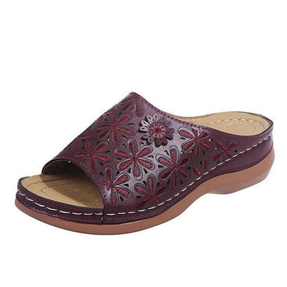 Women's Orthopedic Flat Sandals Cushioned Comfortable Walking