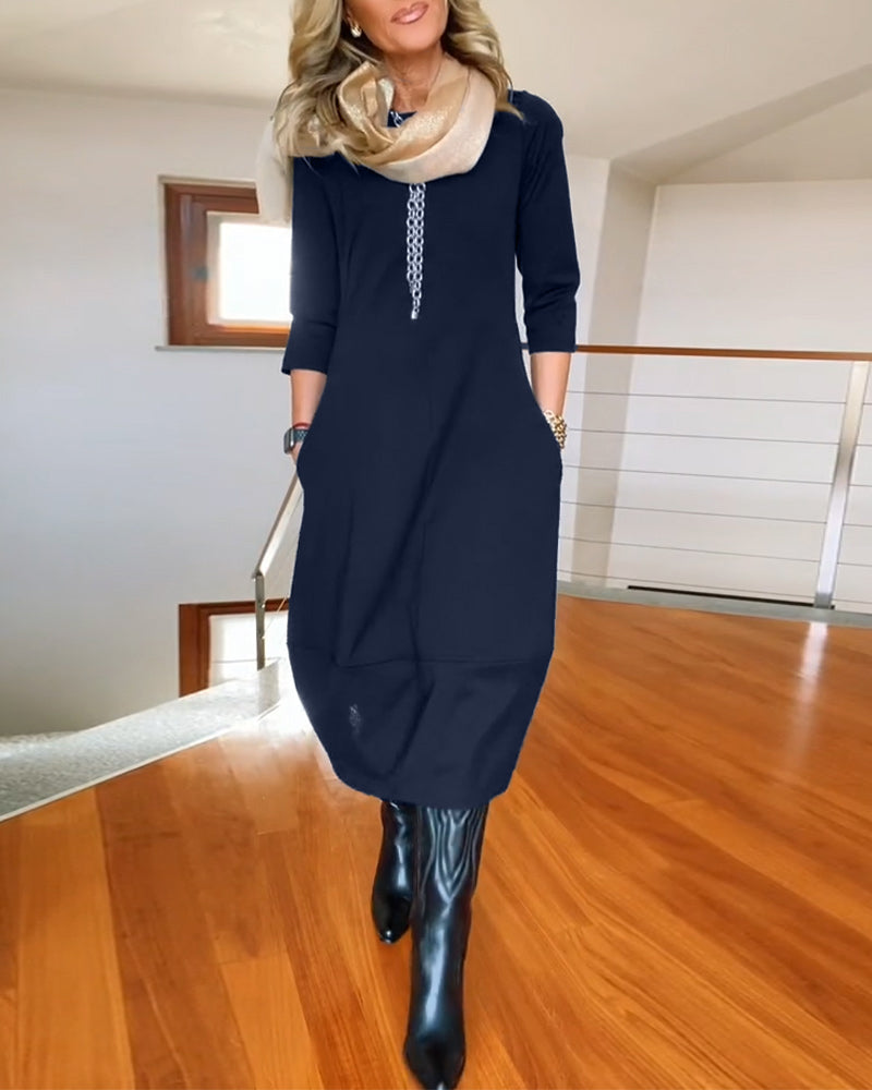 Women's Relaxed Midi Dress