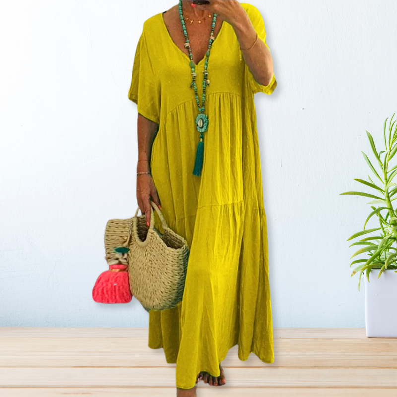 Women's Elegant Draped Dress