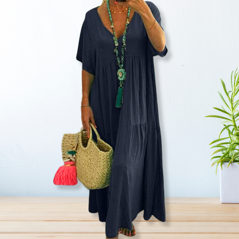 Women's Elegant Draped Dress