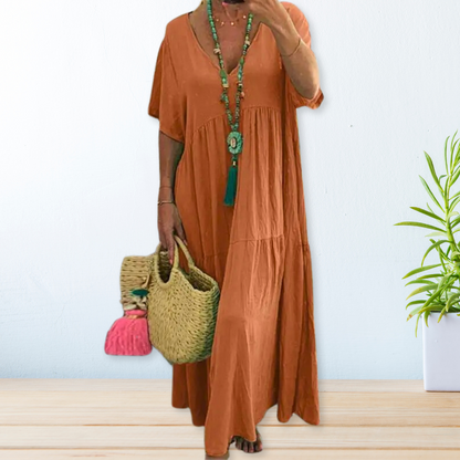 Women's Elegant Draped Dress