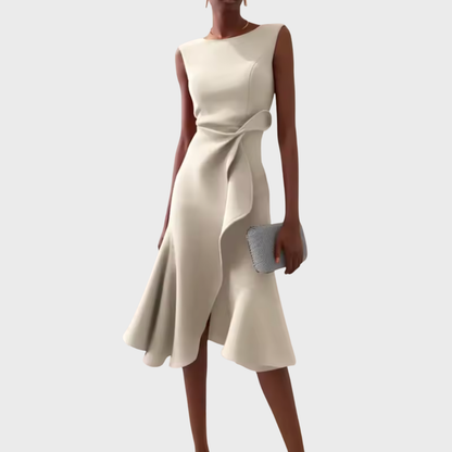 Women's Asymmetric Midi Dress