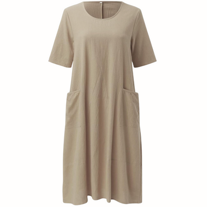 Women's Relaxed Fit Short Sleeve Dress