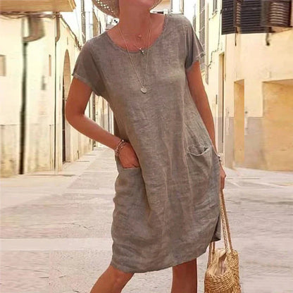 Women's Tummy Control Flowy Maxi Dress