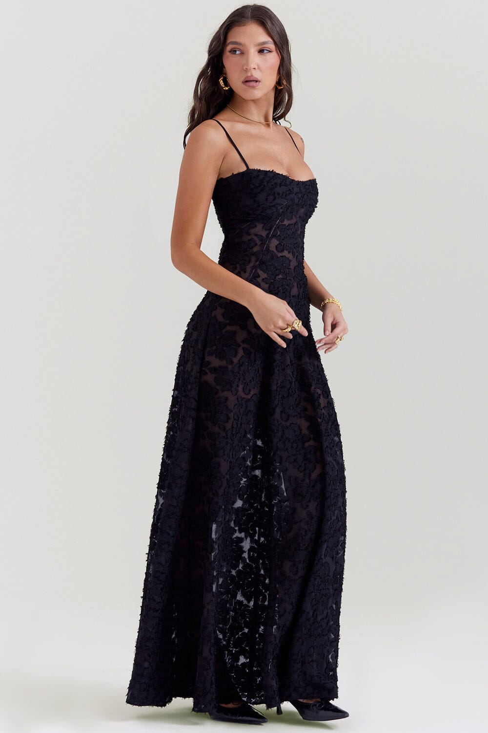 Rochelle Women's Maxi Dress Flowy Elegant