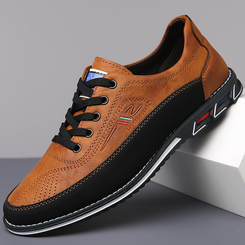 Men's Calfskin Leather Shoes - 
Fashinoza
