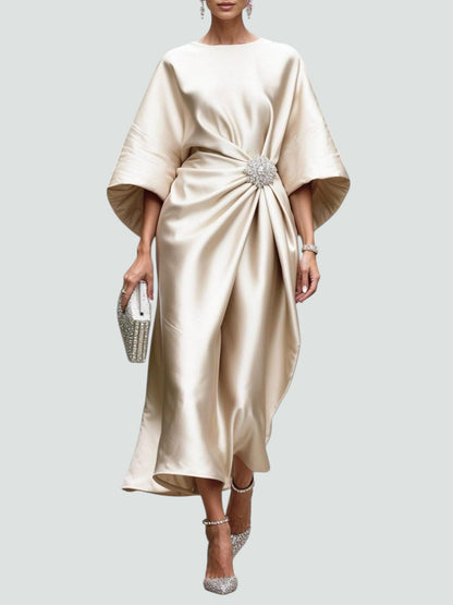 Women's Formal Draped Waist Dress