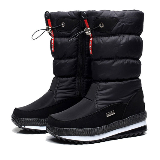 Women's Winter Boots Comfortable Faux Fur Insulated - Fashinoza