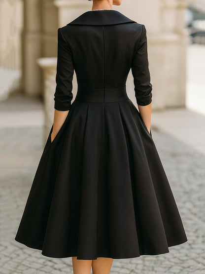 Women's Elegant Midi Dress