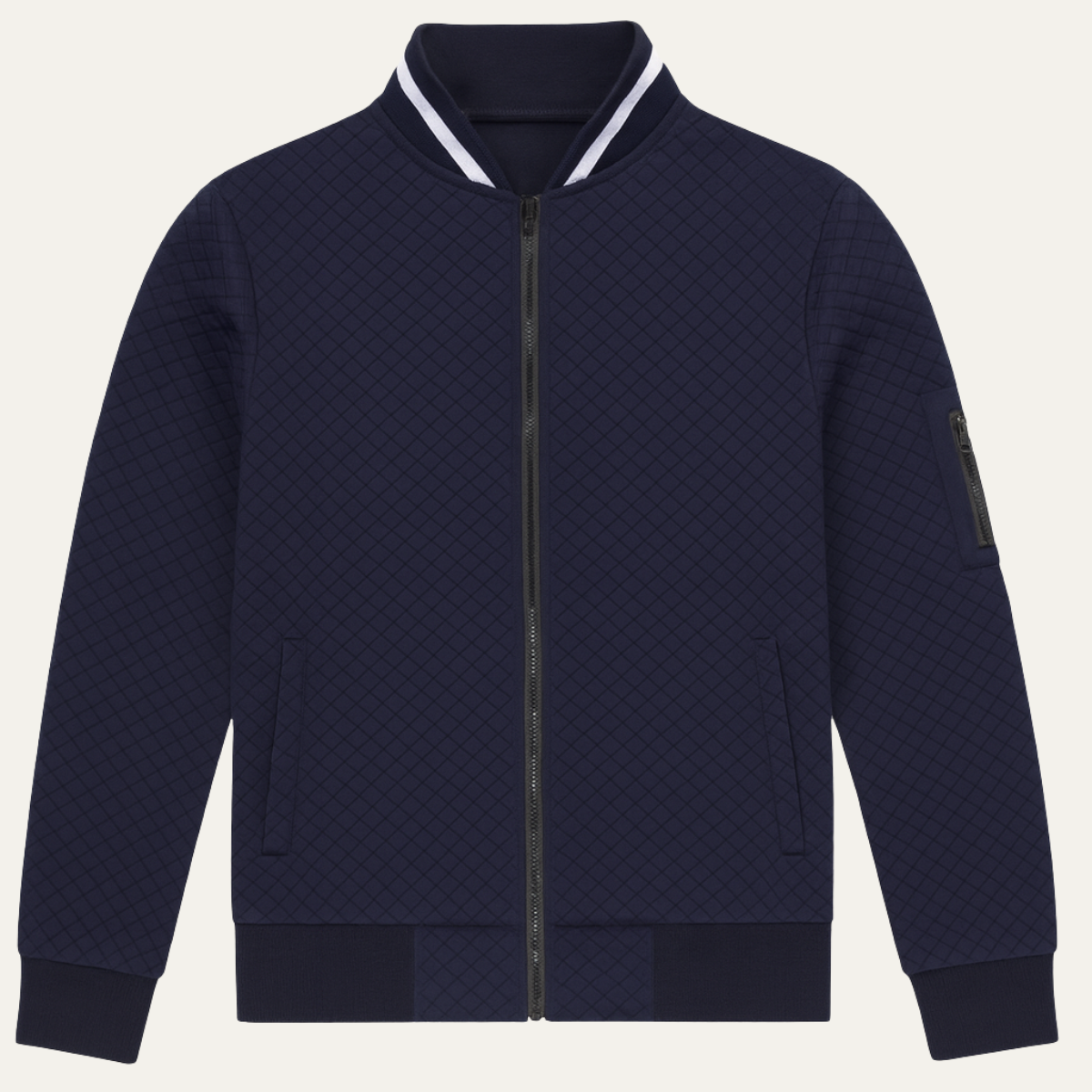 Men's Lightweight Quilted Bomber Jacket - Fashinoza