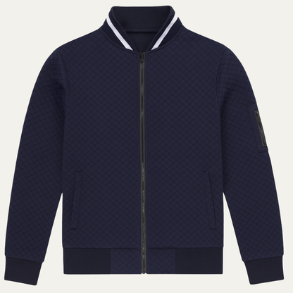 Men's Lightweight Quilted Bomber Jacket - Fashinoza