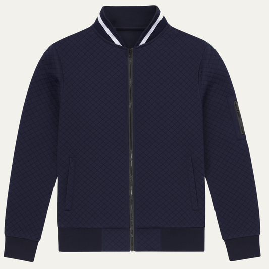 Men's Lightweight Quilted Bomber Jacket - Fashinoza