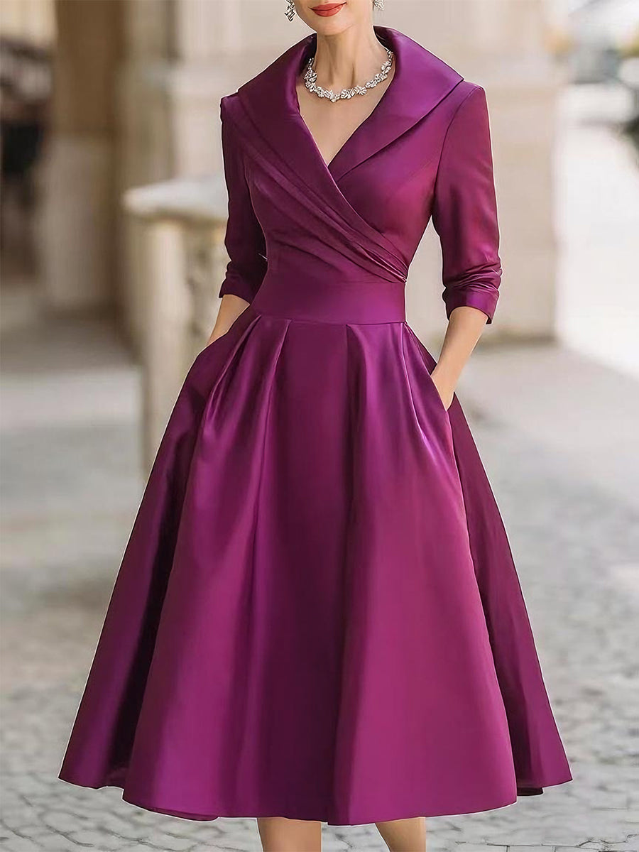 Women's Elegant Midi Dress
