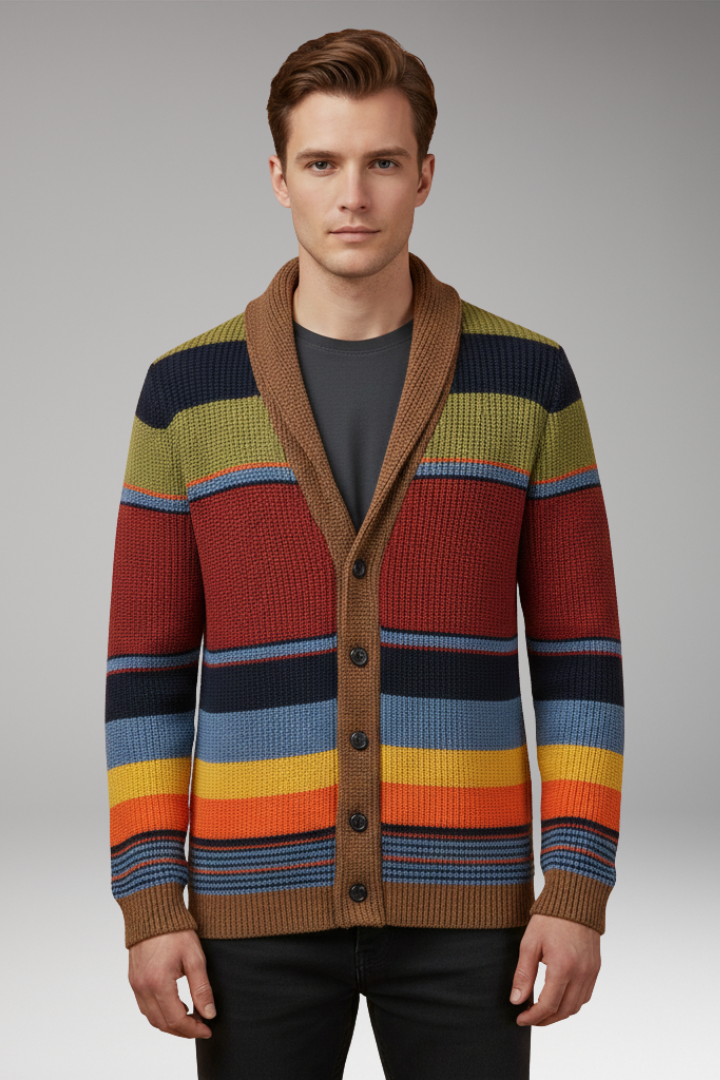 Men's Button Sweater Jacket