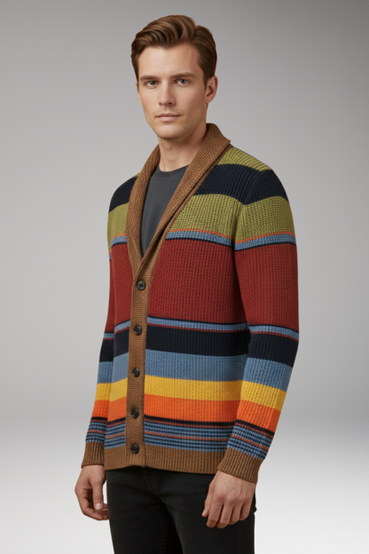 Men's Button Sweater Jacket