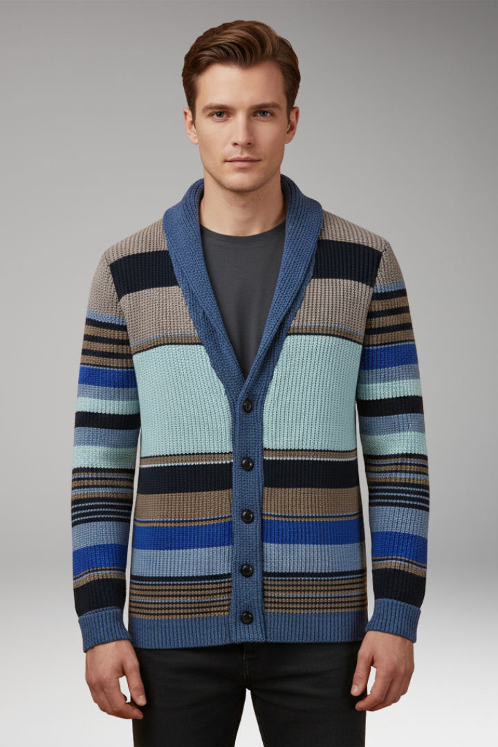 Men's Button Sweater Jacket