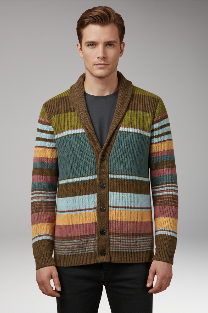 Men's Button Sweater Jacket