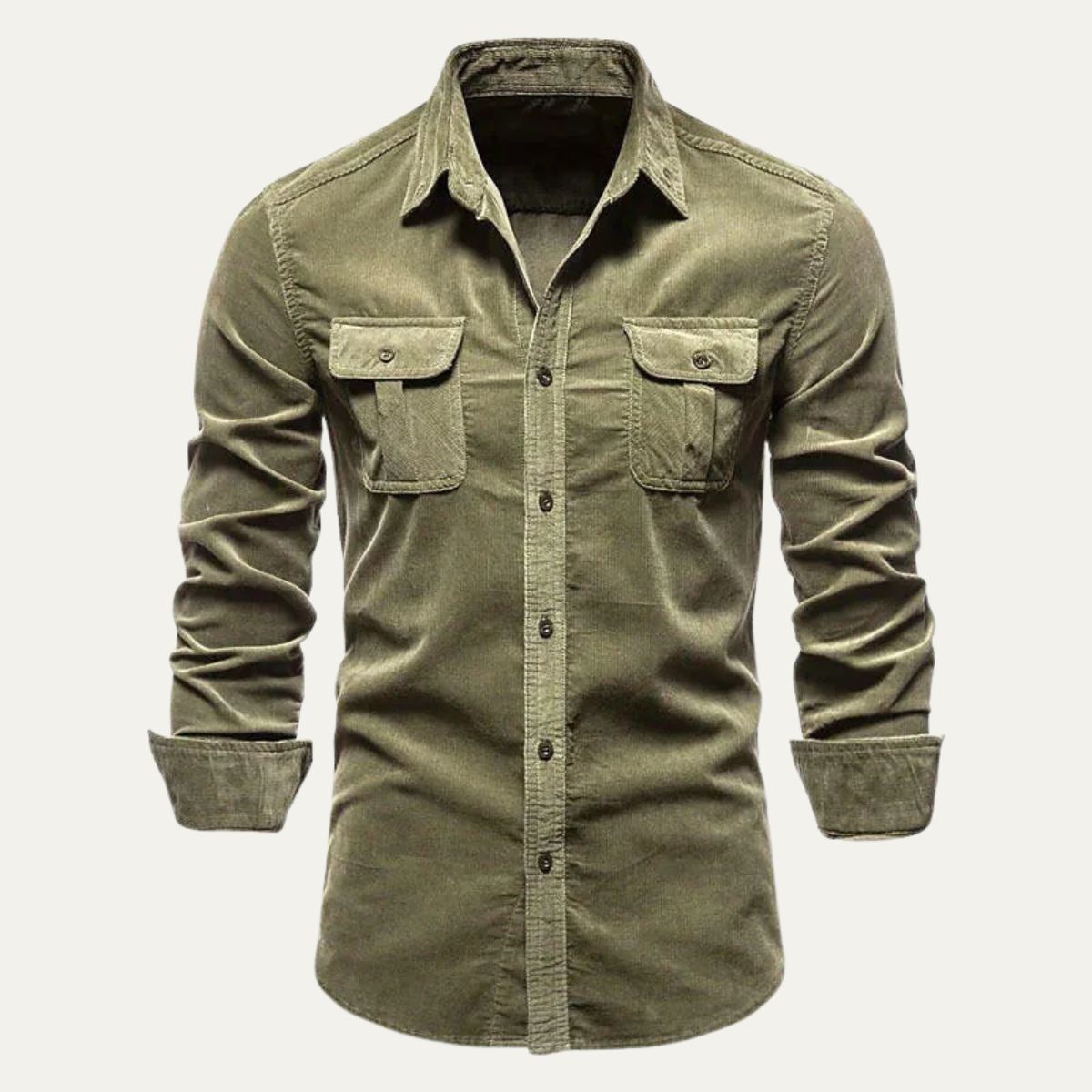 Men's Corduroy Button Down Shirt