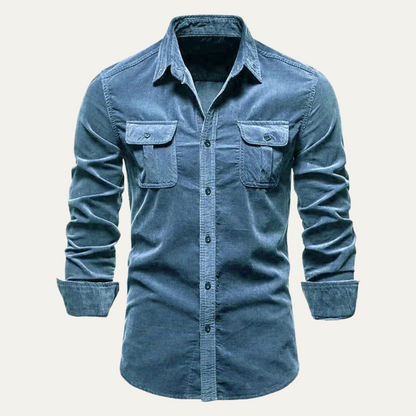 Men's Corduroy Button Down Shirt