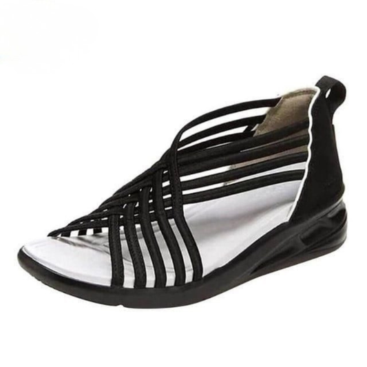 Women's Multi-Strap Sandals Closed Heel - Fashinoza