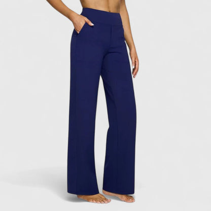 Hazel | Womens High Waist Wide Leg Pants