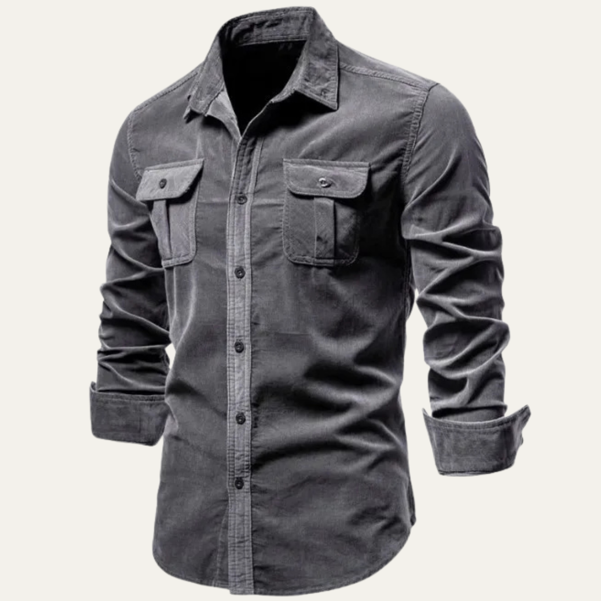 Men's Corduroy Button Down Shirt