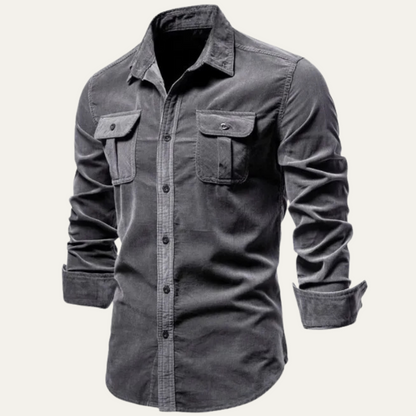 Men's Corduroy Button Down Shirt