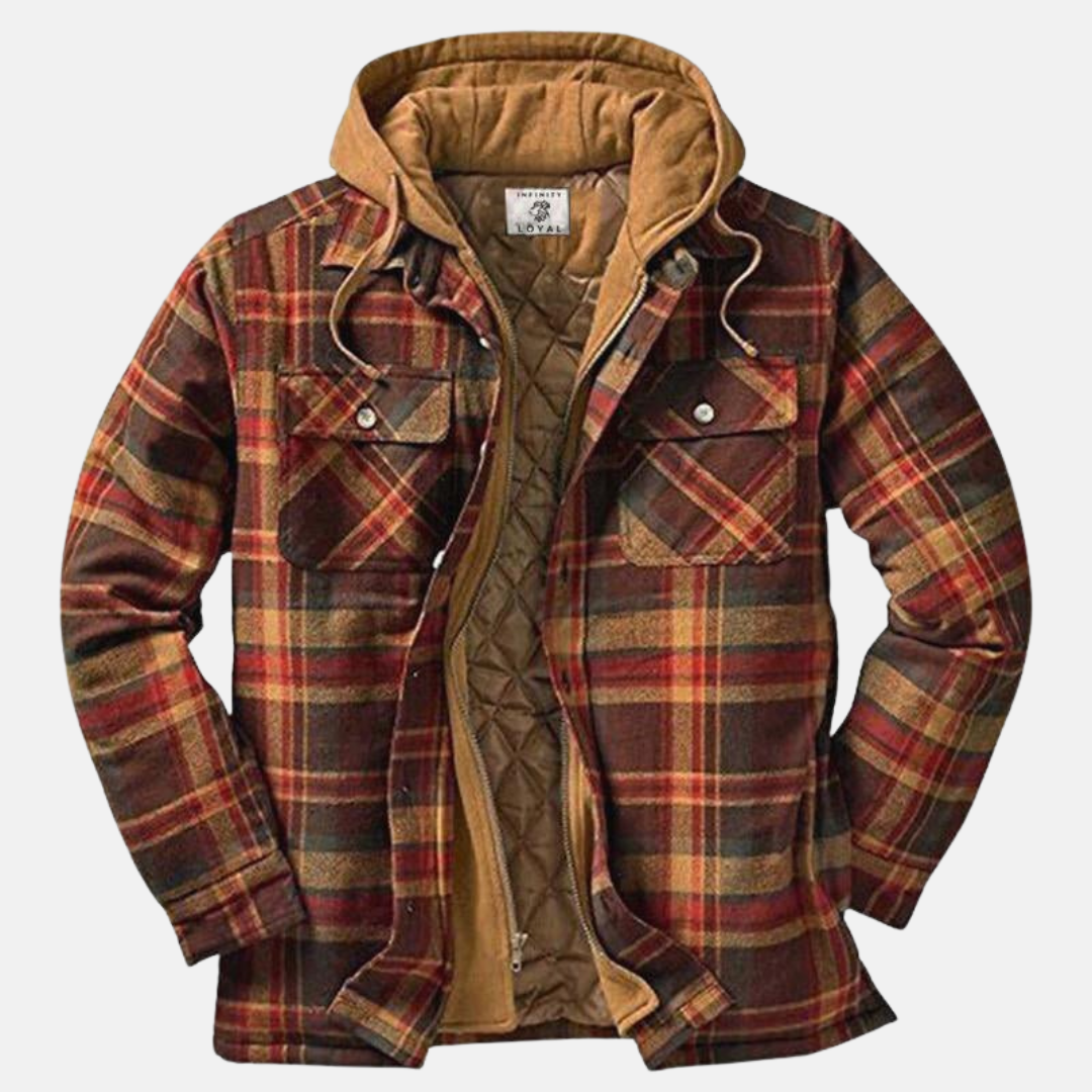 Christian | Men’s Quilted Flannel Shirt Jacket