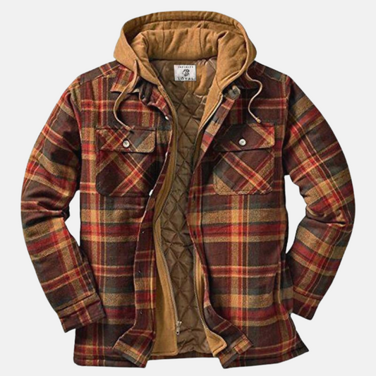 Christian | Men’s Quilted Flannel Shirt Jacket